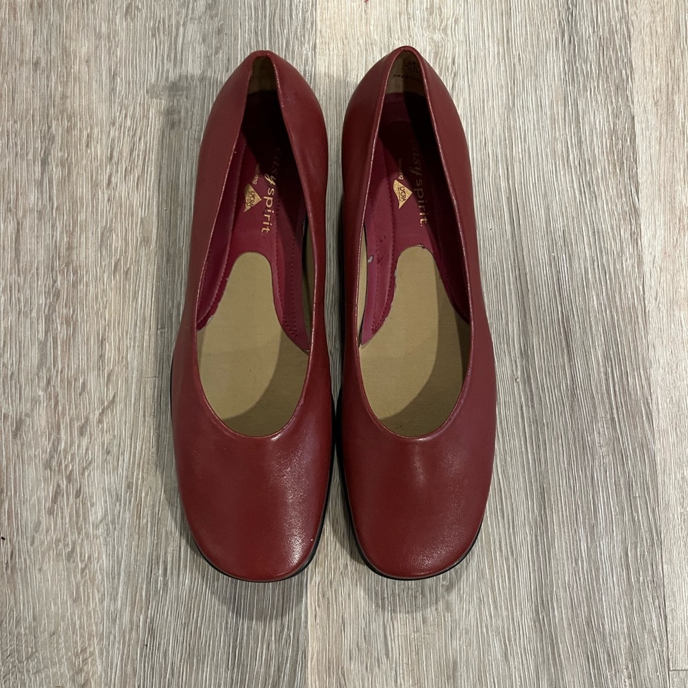 Red Ballet Flats
